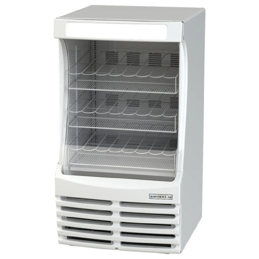 Beverage Air BZ13HC-W 30 Inch Open Refrigerated Display Case 7.38 cu ft