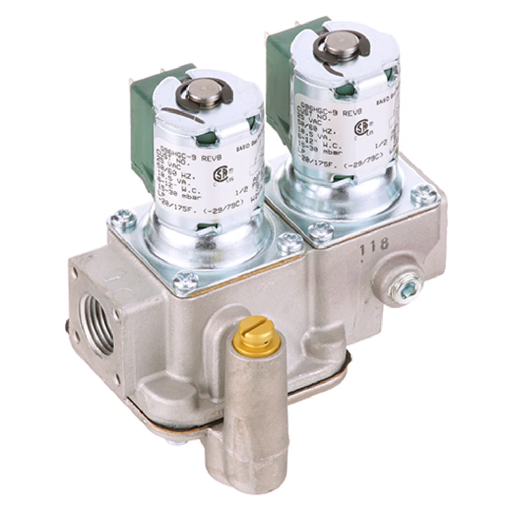 Accutemp AT2E-1806-3 4.8 Inch Propane Gas Control Valve Griddle with Brass