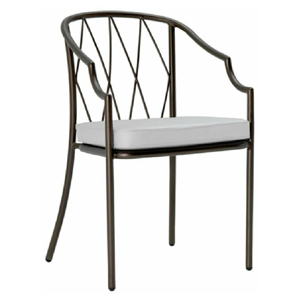 emuamericas, llc 1201 22 Inch Steel Armchair Indoor Outdoor Stacking with Diamond Back emuamericas, llc 1201 22 Inch Steel Armchair Indoor Outdoor Stacking with Diamond Back