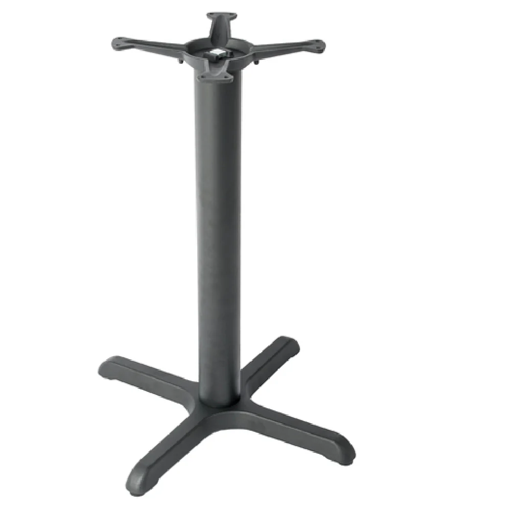 JMC Furniture ECONOMY 22X22 CROSS BASE 22 Inch Cast Iron Table Base Indoor Use