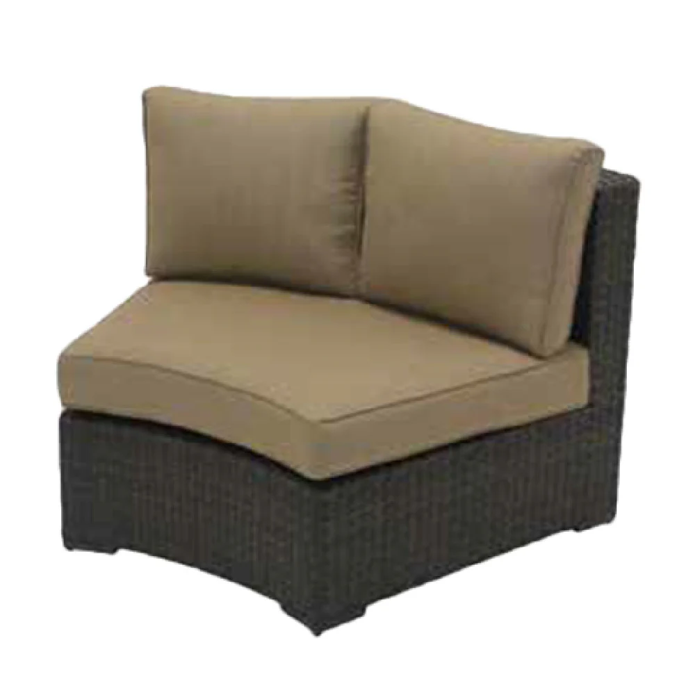 Plantation Prestige Commercial Furniture 8780200-028318 48 Inch Sofa with Deep Seating Curved Woven All Weather Resin and Sunbrella Cushions Plantation Prestige Commercial Furniture 8780200-028318 48 Inch Sofa with Deep Seating Curved Woven All Weather Resin and Sunbrella Cushions