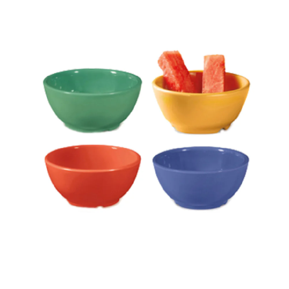 GET Enterprises B-525-MIX 16 Oz. Bowl Assorted Colors Melamine Packed 4 GET Enterprises B-525-MIX 16 Oz. Bowl Assorted Colors Melamine Packed 4