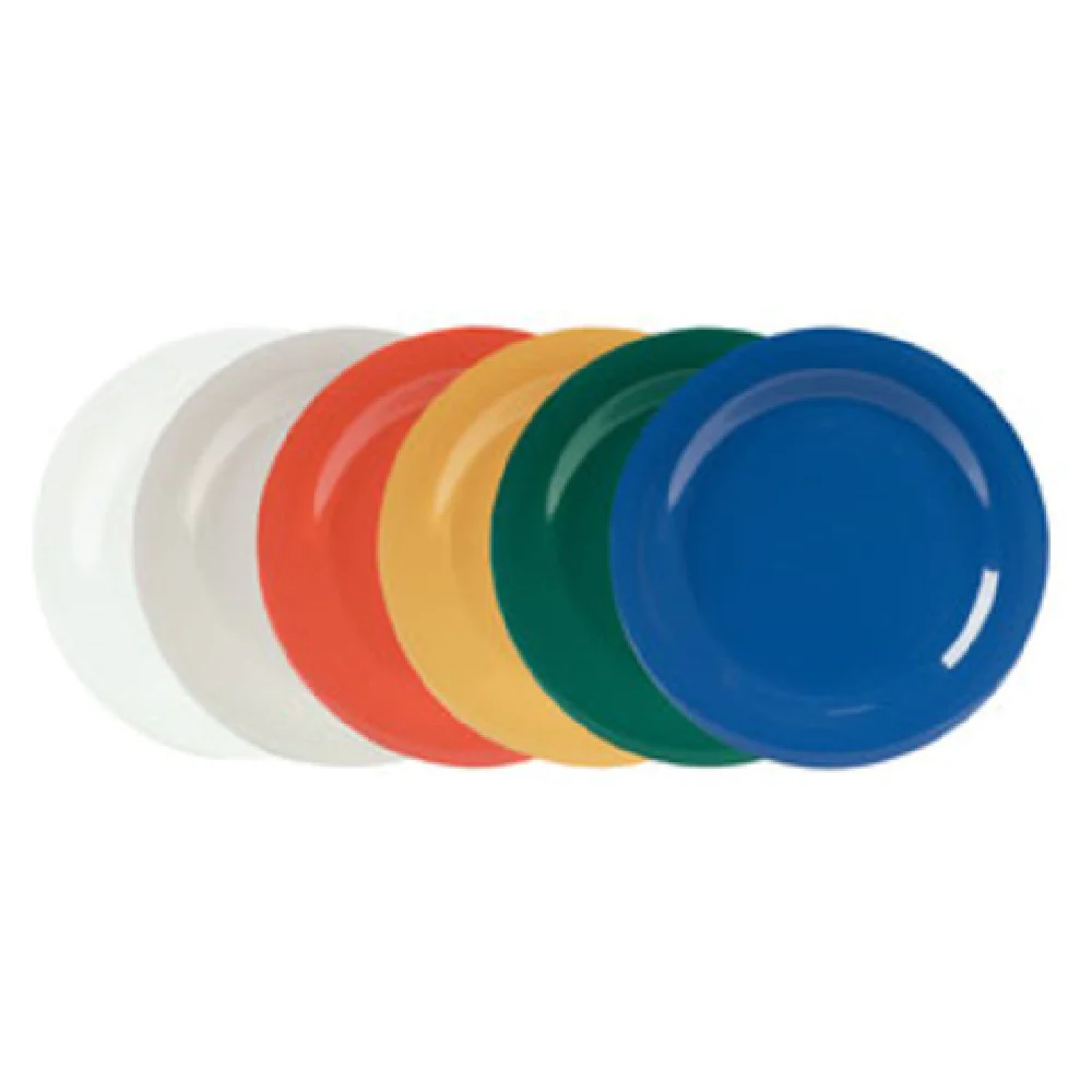 Carlisle 3300605 7-1/4 Inch Narrow Rim Salad Plate Melamine Red Break Resistant Carlisle 3300605 7-1/4 Inch Narrow Rim Salad Plate Melamine Red Break Resistant