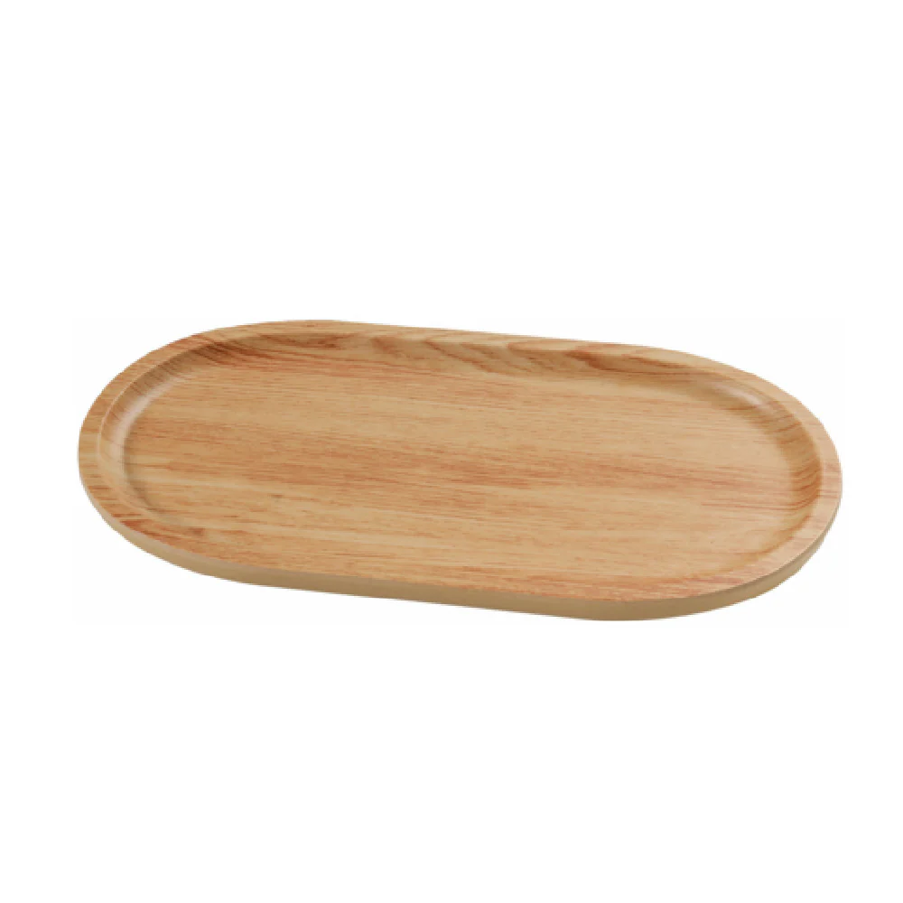 Yanco WD-2510 10.5 Inch Plate Oval Melamine Golden Oak Color 3 Dozen Packs Yanco WD-2510 10.5 Inch Plate Oval Melamine Golden Oak Color 3 Dozen Packs