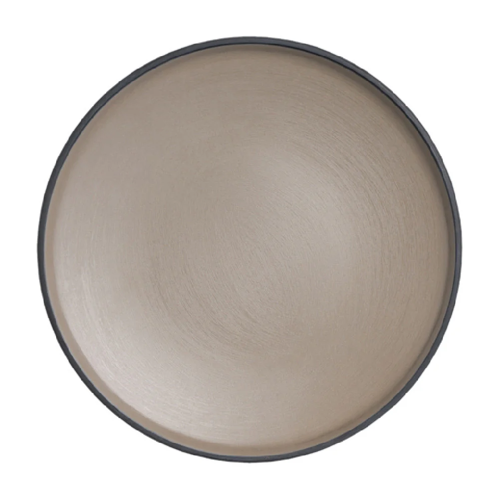 Steelite 7810JB025 6.625 Inch Round Plate Baja Melamine Sandstone