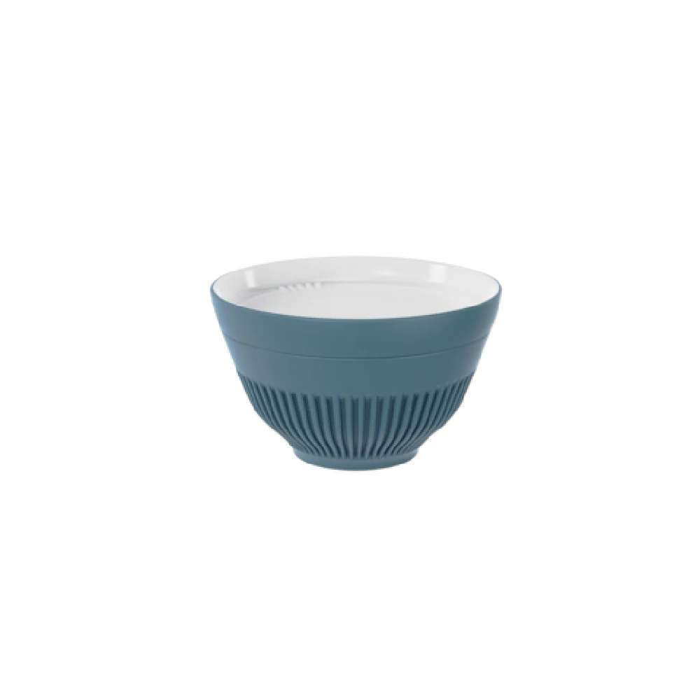 BauscherHepp TBL50011 5.5 Inch Round Bowl Melamine Steel Blue - Small