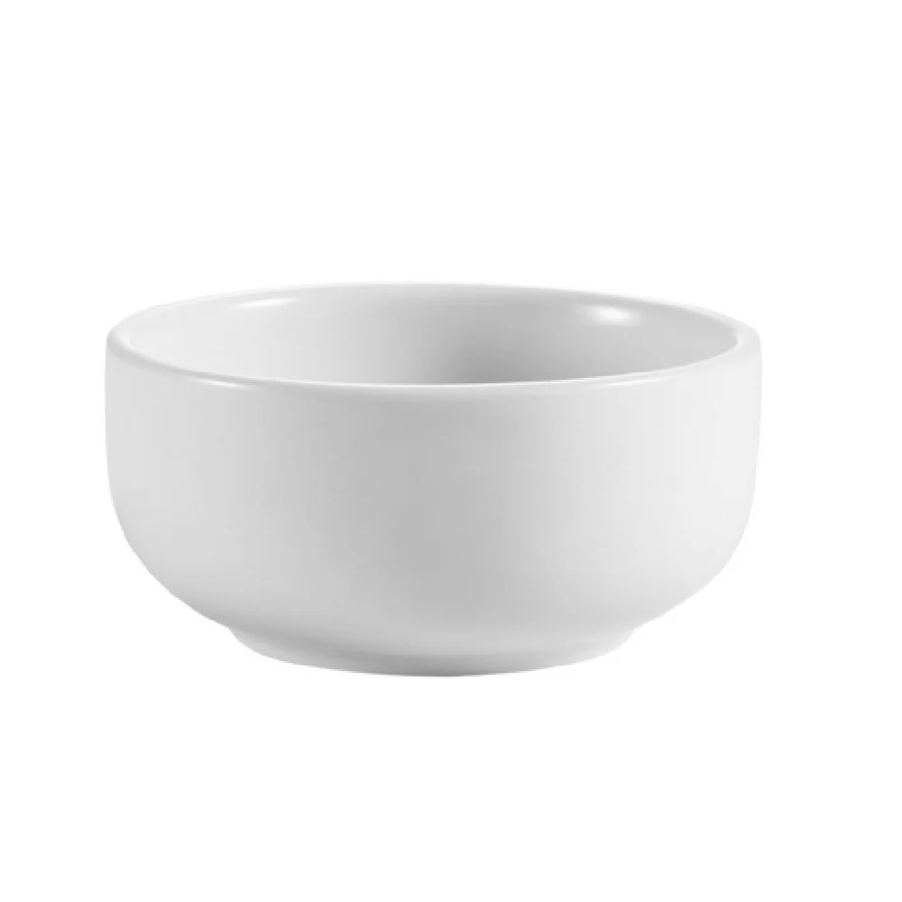 CAC China KRW-5 12 Oz Rice Soup Bowl Round Porcelain Super White
