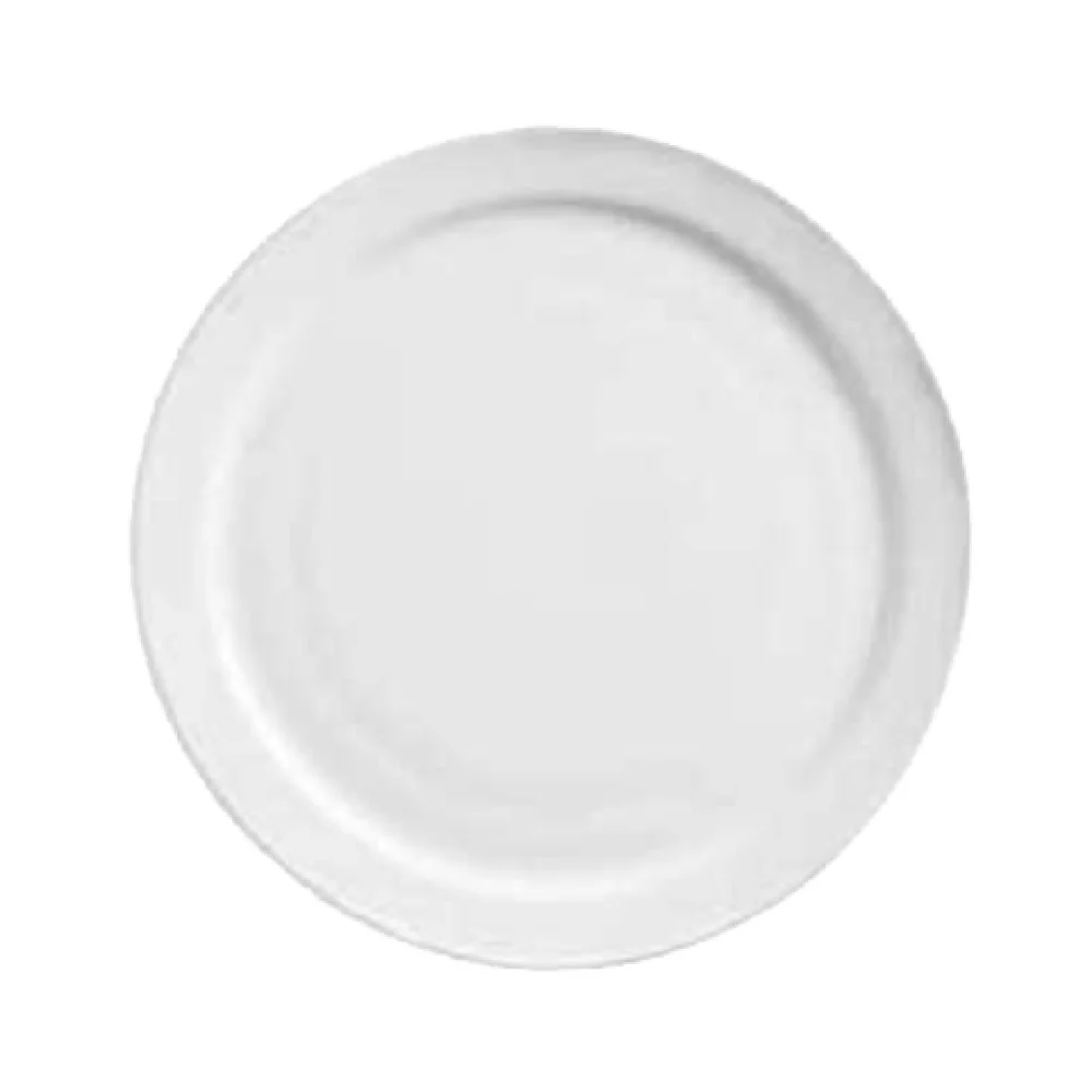 Libbey 840-405N-10 5-1/2 Inch Diameter Round Plate with Narrow Rim Porcelain Libbey 840-405N-10 5-1/2 Inch Diameter Round Plate with Narrow Rim Porcelain