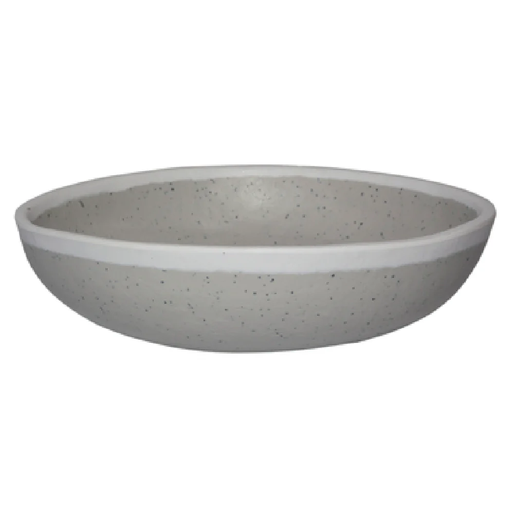 GET Enterprises B-300-DVG 6-1/4 Inch Round Bowl 14 Oz Break-Resistant Melamine Dove Gray GET Enterprises B-300-DVG 6-1/4 Inch Round Bowl 14 Oz Break-Resistant Melamine Dove Gray