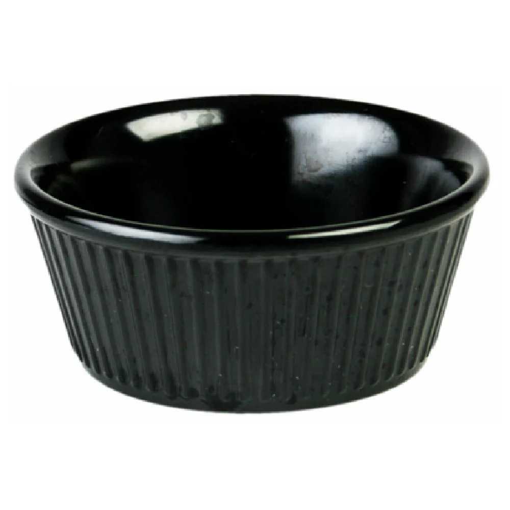 Thunder Group ML533BL1 3-3/8 Inch Diameter Ramekin 3-1/2 Oz Break-Resistant Melamine Black Thunder Group ML533BL1 3-3/8 Inch Diameter Ramekin 3-1/2 Oz Break-Resistant Melamine Black