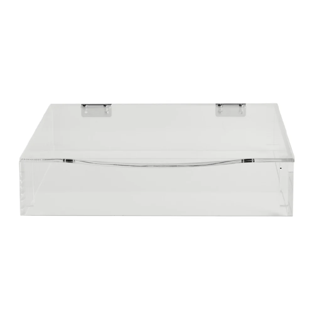 Steelite DWFB14CVRH 14 Inch Fusion Buffet Hinged Lid Clear Acrylic