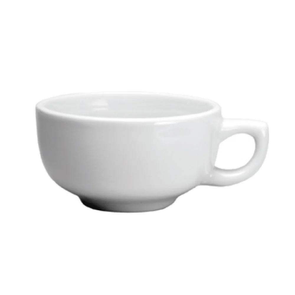 1880 Hospitality F9010000524 14 Oz Jumbo Cup Scratch and Mark Resistant Porcelain Cream White