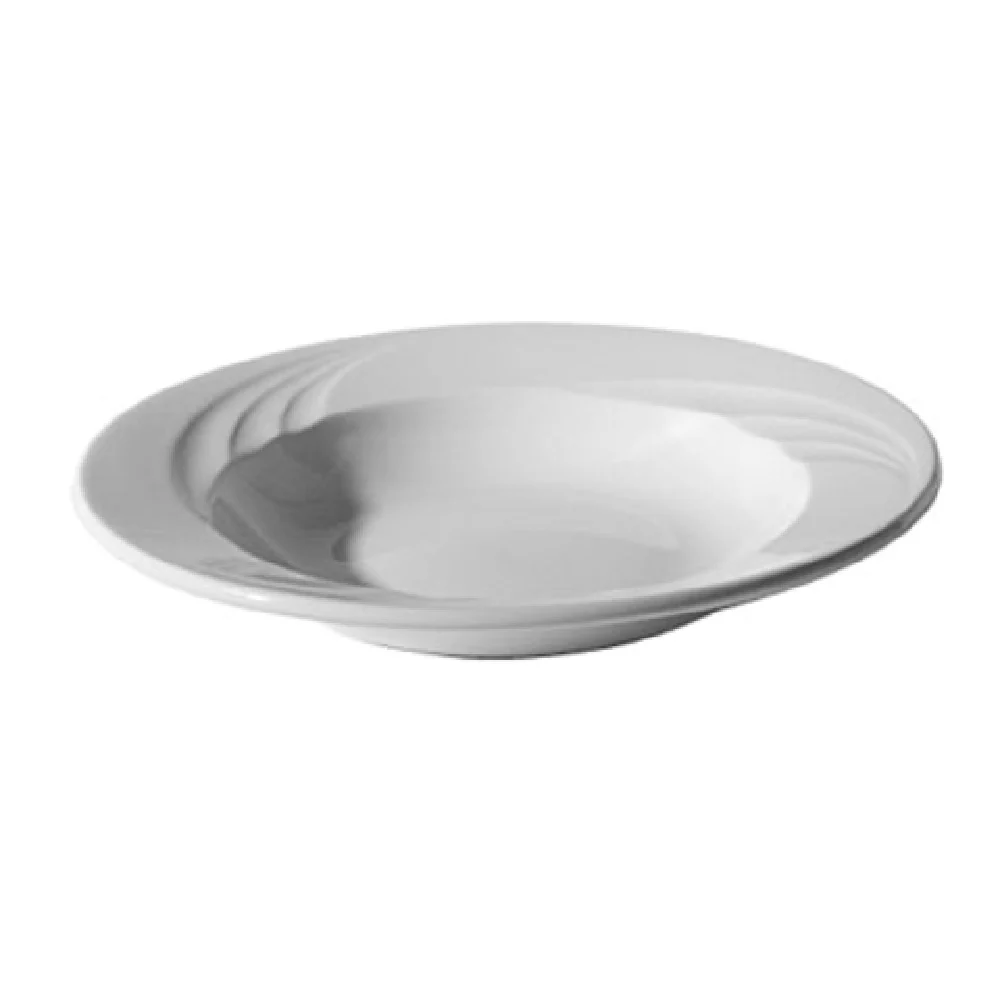 Tableware Solutions USA 21CCEVE104 22 Oz Pasta/Soup Plate Round China White