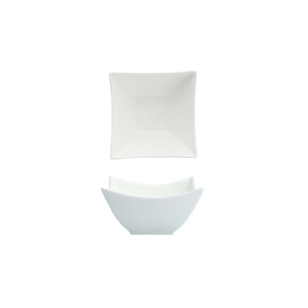 Fortessa ALU-00-023 3.25 Inch 5oz Square Bowl Dishwasher Safe Vitrified China White Fortessa ALU-00-023 3.25 Inch 5oz Square Bowl Dishwasher Safe Vitrified China White