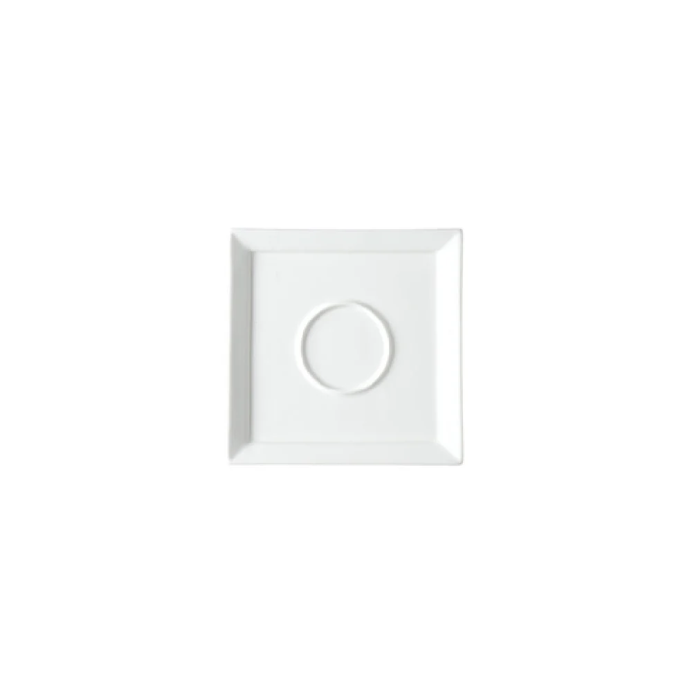 Fortessa 5500.F0000.05 5.25 Inch Square Saucer Vitrified China White Fortessa 5500.F0000.05 5.25 Inch Square Saucer Vitrified China White