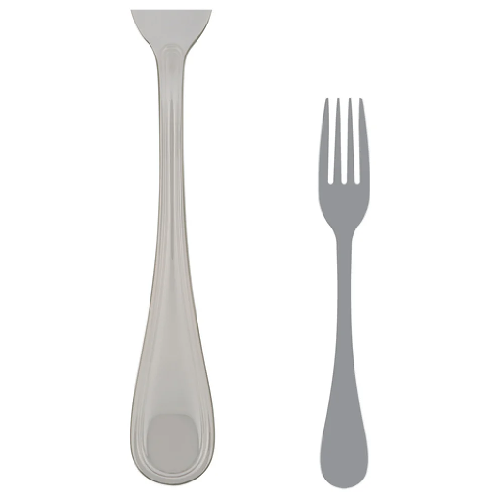 Steelite 5508J021 8 Inch Table Fork 18/10 Stainless Steel with Polished Finish
