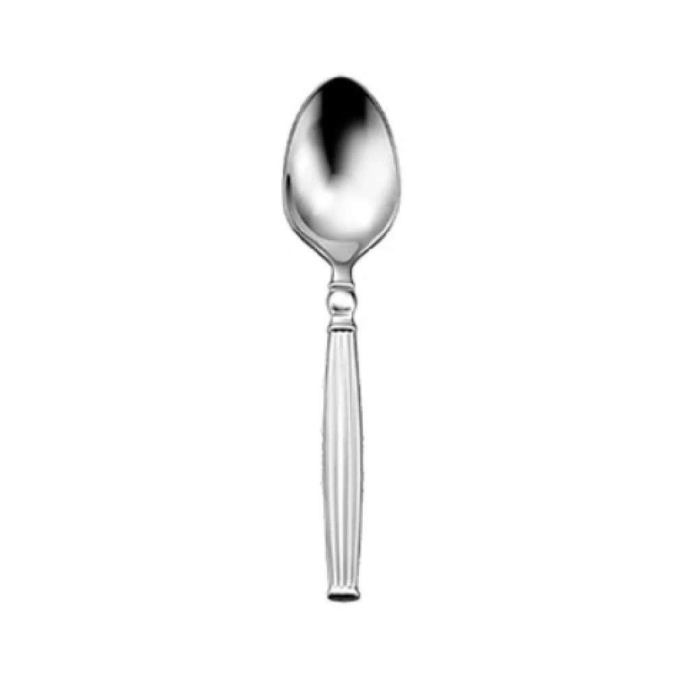 1880 Hospitality T061SDEF 7-1/8 Inch Dessert Spoon Oval Bowl Pillar Handle 18/10 Stainless Steel Brightly Polished