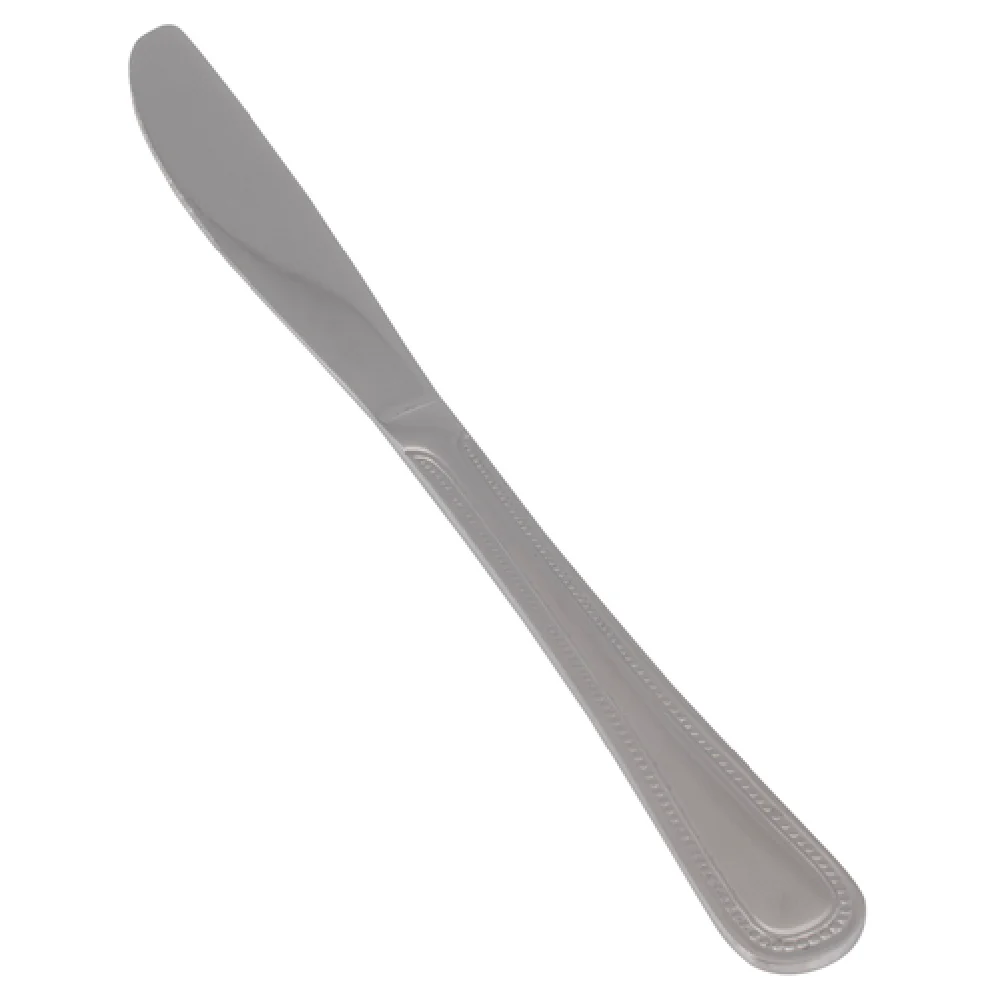 Stanton Trading FL120-08 8-7/8 Inch Dinner Knife Heavy Weight Solid Handle 18/0 Stainless Steel Pearl Finish