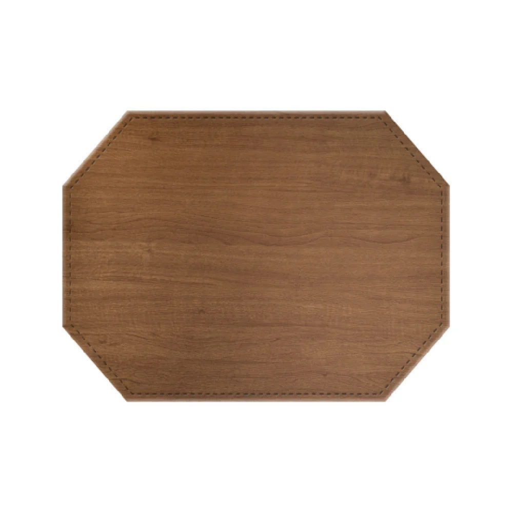Risch PLACEMATDXOCT-SHERWOOD 16 Inch Sherwood Premium Placemat Faux Wood Risch PLACEMATDXOCT-SHERWOOD 16 Inch Sherwood Premium Placemat Faux Wood