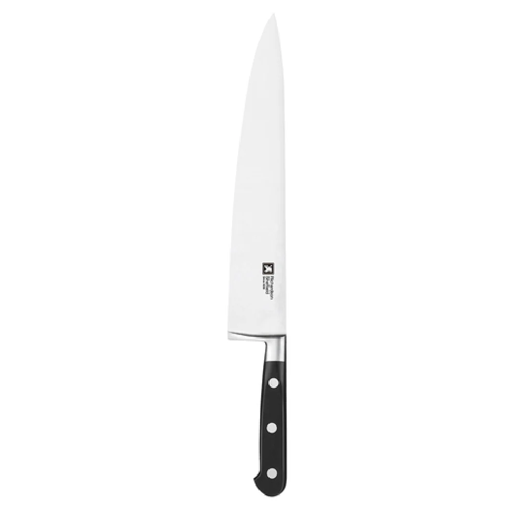 Arc Cardinal FN196 10 Inch Blade 10 Inch Handle Chef Knife High Carbon Stainless Steel Black ABS Handle