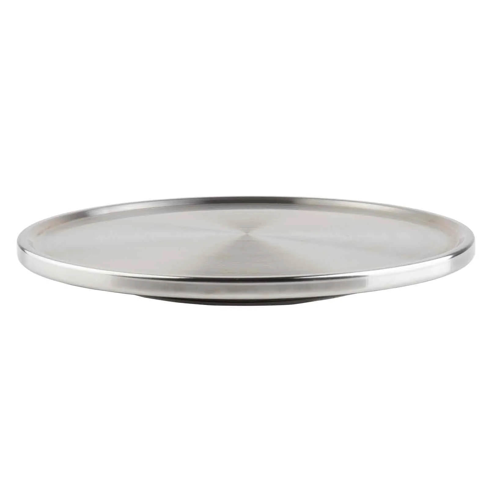 Tablecraft H820P 13 Inch Diameter Cake Plate with Stainless Steel Finish Tablecraft H820P 13 Inch Diameter Cake Plate with Stainless Steel Finish