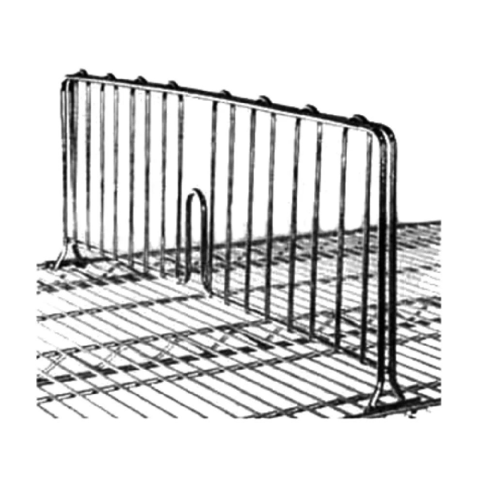Metro DD21C 21 Inch Shelf Divider Snap-in Chrome Plated Steel