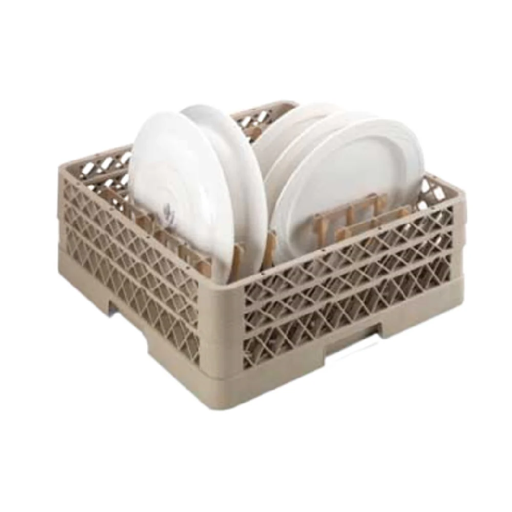 Vollrath TR3AAP14-03 19 Inch Beige Peg Rack for Plates Up To 12-1/4 Inch