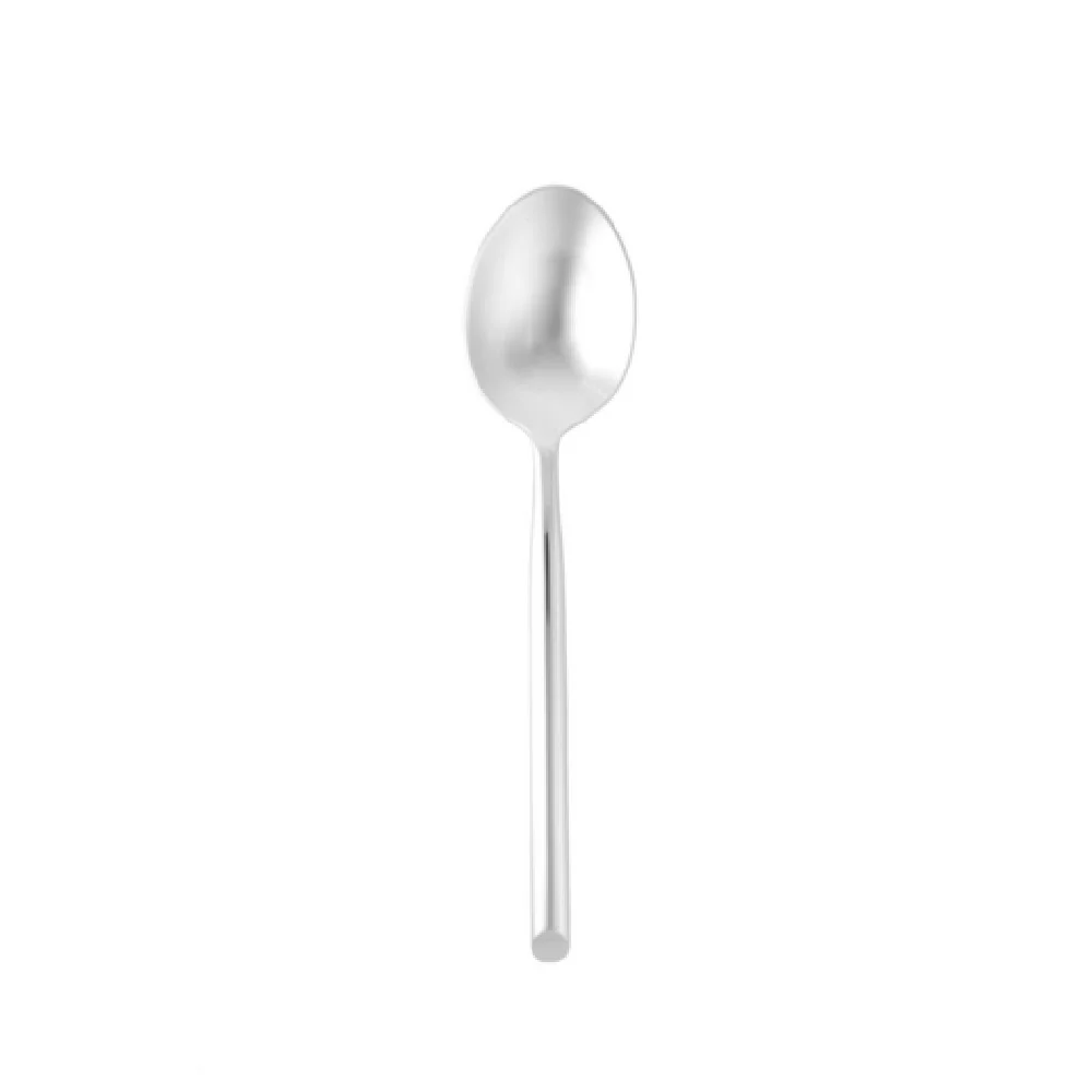 Fortessa 1.5.164.00.011 7.5 Inch Oval Soup Spoon Dishwasher Safe Stainless Steel