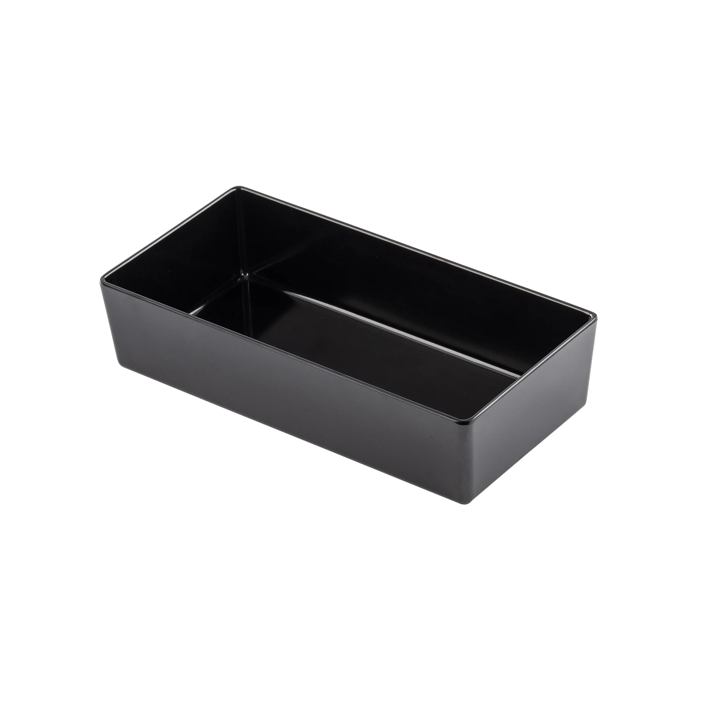 Tablecraft 12546 3.25 Qt Bowl Melamine Black Straight-Sided