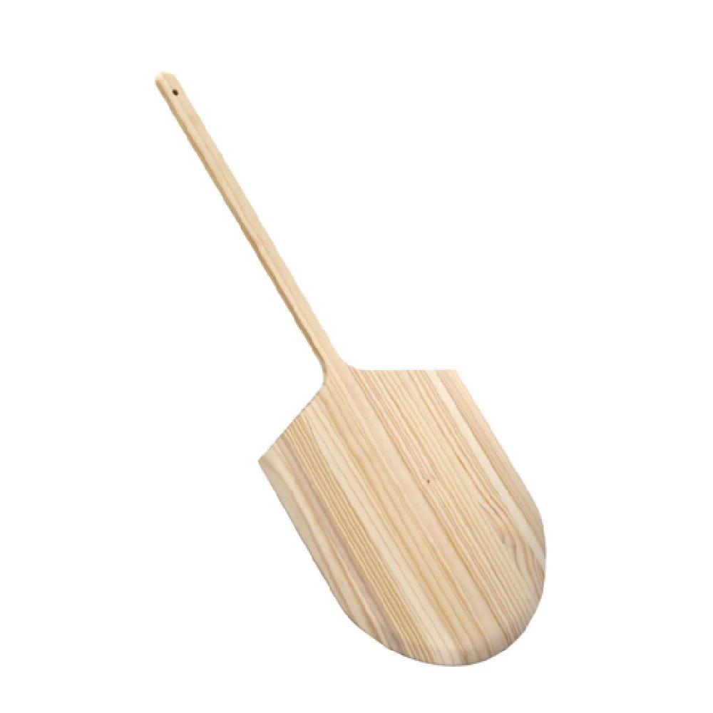 CAC China PPLW-1819D 42 Inch Wooden Pizza Peel with Stainless Steel Blade CAC China PPLW-1819D 42 Inch Wooden Pizza Peel with Stainless Steel Blade