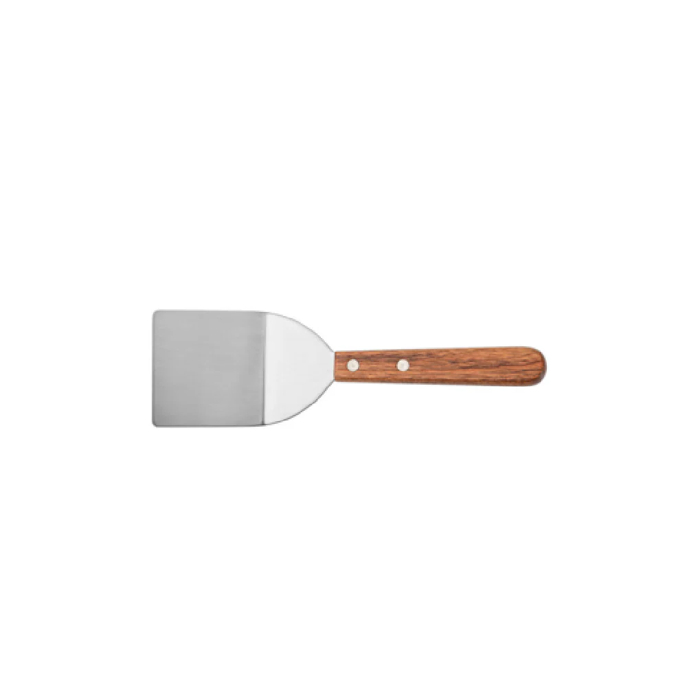 CAC China TNRW-MN22 2-1/4 Inch Stainless Steel Mini Turner with Wooden Handle