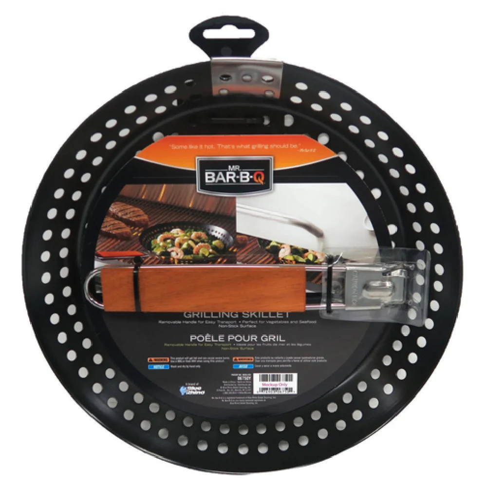 Chef Master 06750Y Non-stick Skillet with Wooden Handle for Outdoor Cooking Chef Master 06750Y Non-stick Skillet with Wooden Handle for Outdoor Cooking
