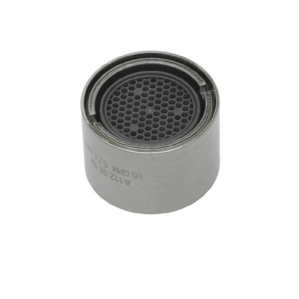 T&S Brass S-0199-06-F15 1.5 GPM Vandal Resistant Aerator Stainless Steel with Body