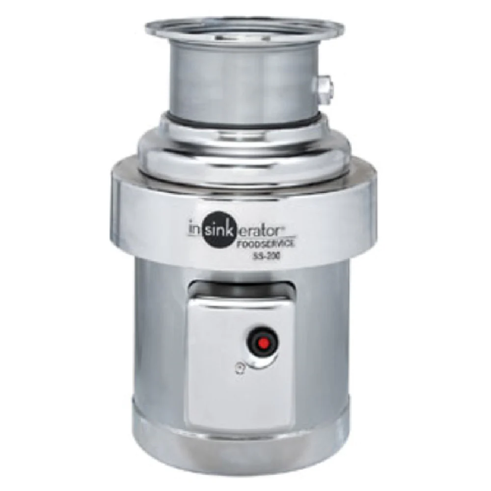 InSinkErator SS-200-12B-AS101_230/60/3 12 Inch Diameter Bowl Disposer Stainless Steel with Syphon Breaker