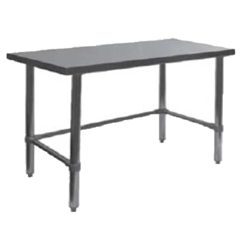GSW USA WT-P2448BW 48 Inch Premium Work Table 16 Gauge Stainless Steel Top