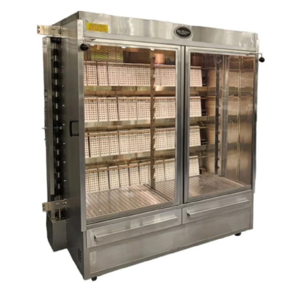 Hickory Industries Inc. N/45WDG+ 72 Inch Gas Rotisserie Oven 240000 BTU with 13 Spits