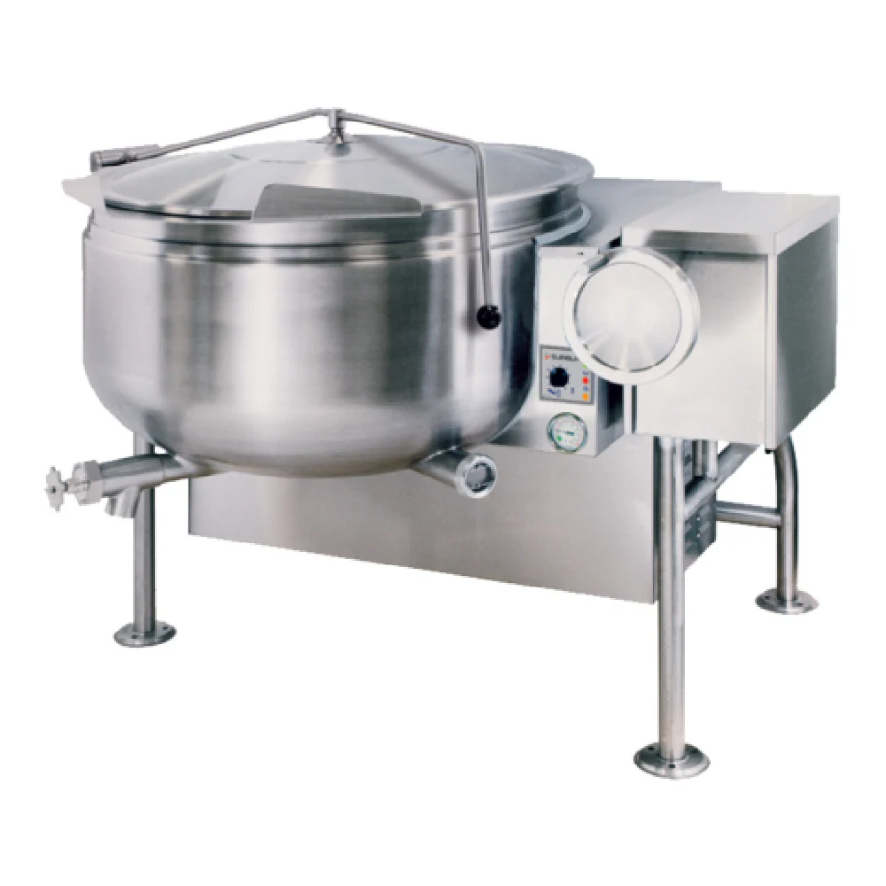 Cleveland KGL40TSH_NAT 49 Inch Gas Tilting Kettle 40 Gallon with Full Jacket 140000 BTU
