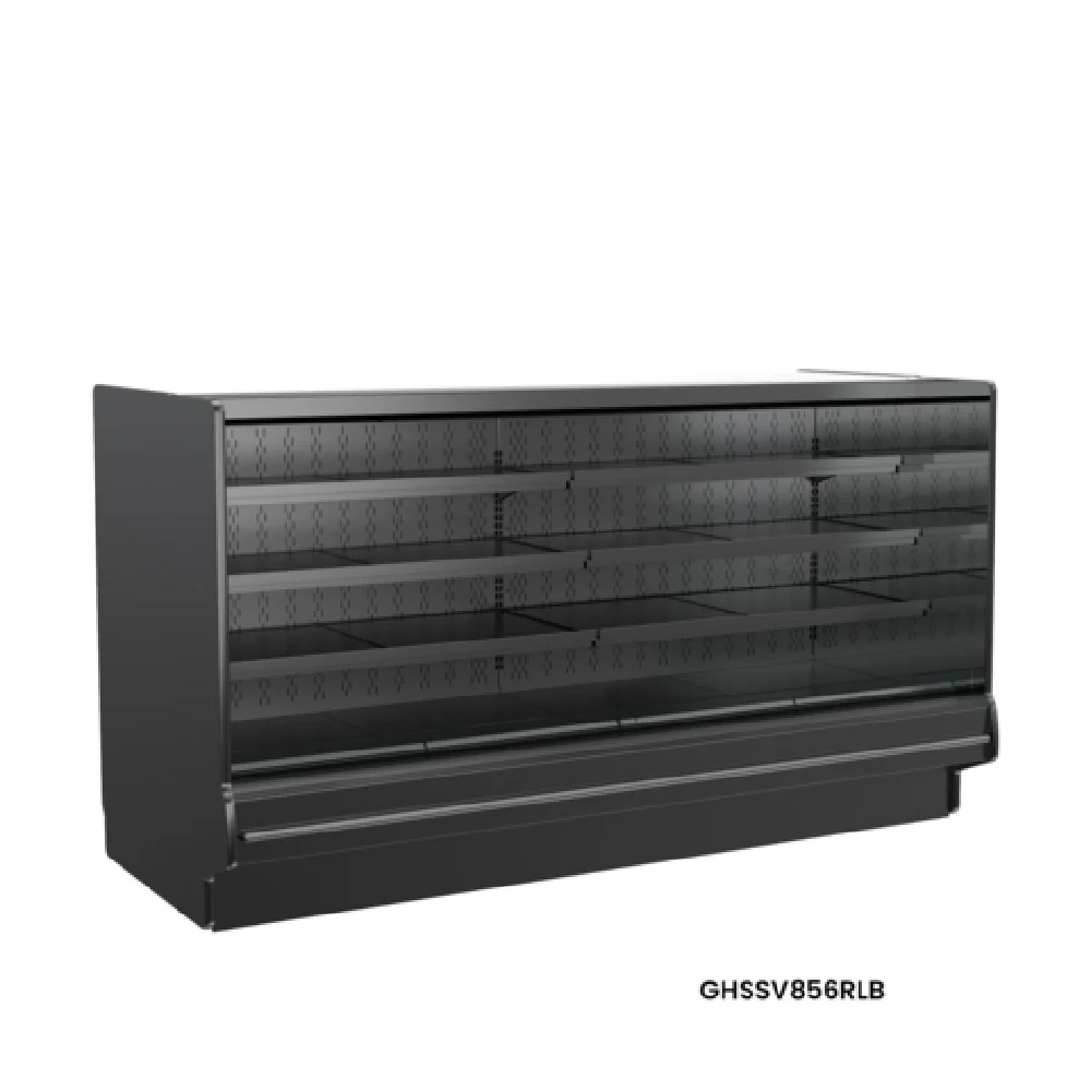 Structural Concepts GHSSV556RLB 62-7/8 Inch Refrigerated Self-Service Case with Solid Shelves Structural Concepts GHSSV556RLB 62-7/8 Inch Refrigerated Self-Service Case with Solid Shelves