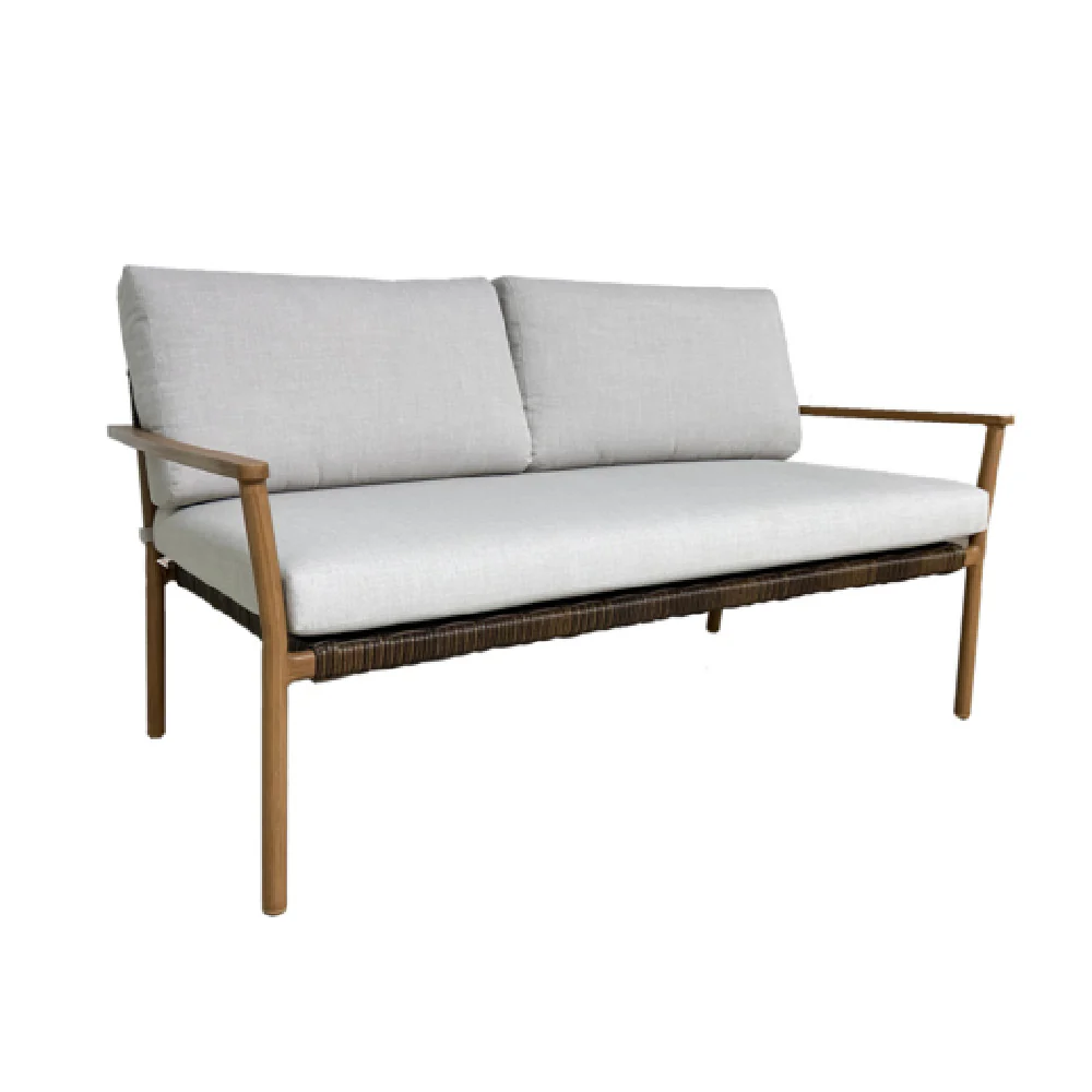 Plantation Prestige Commercial Furniture 8262100-0148145 Bali Loveseat Sofa (2) Seaters Sunbrella Remix Silk 48145