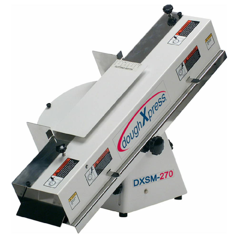 DoughXpress DXSM-270 20.88 Inch Electric French Bread Bun Bagel Slicer with Overload Protection
