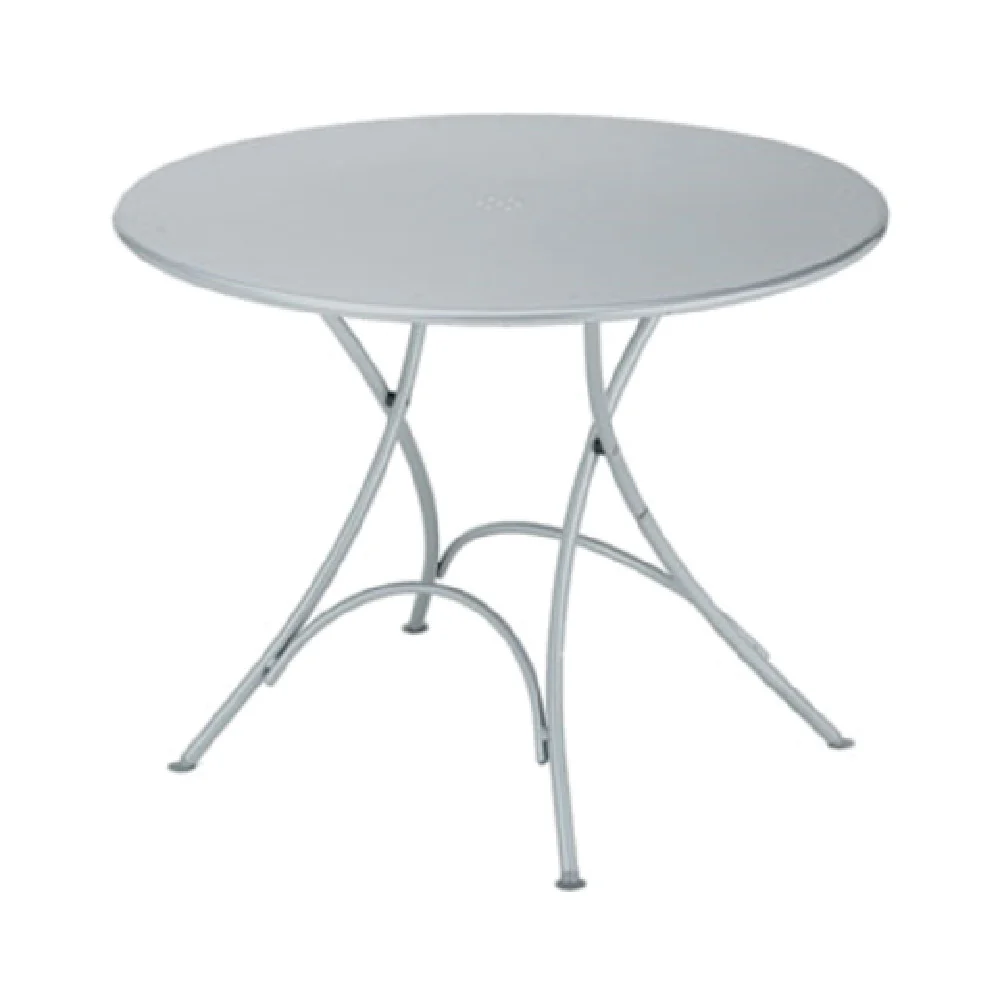 emuamericas llc 904 42 Inch Diameter Round Folding Table Outdoor Metal Powder Coated