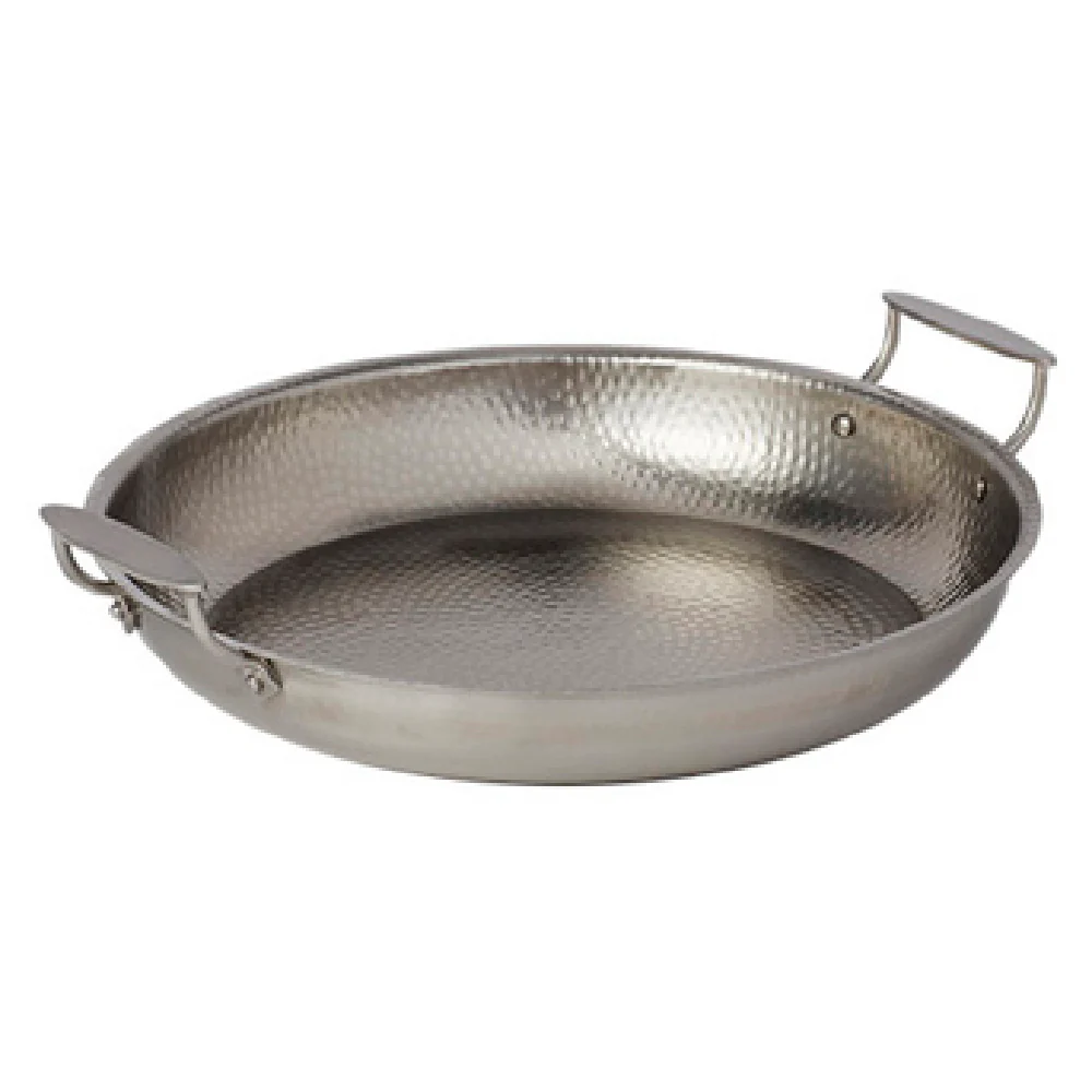 American Metalcraft THRD17 144 Oz Serving Pan Round Stainless Steel Hammered Finish American Metalcraft THRD17 144 Oz Serving Pan Round Stainless Steel Hammered Finish