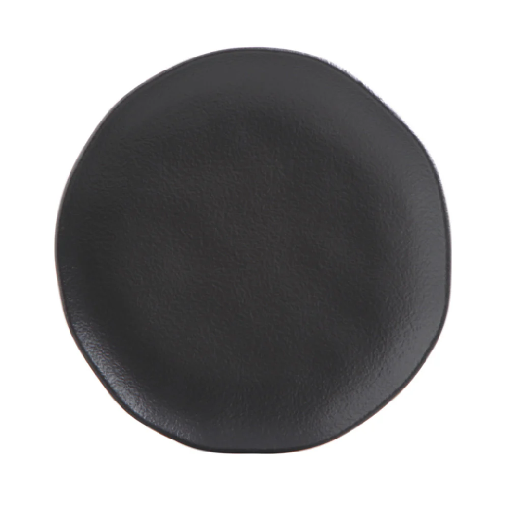 Porto Brasil 141473901 7.7 Inch Organic Dessert Plate Stoneware Matte Black Porto Brasil 141473901 7.7 Inch Organic Dessert Plate Stoneware Matte Black