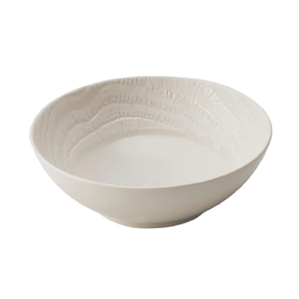 Revol 648297 28-1/4 Oz Plate Round Deep Coupe Ivory Glaze Porcelain Revol 648297 28-1/4 Oz Plate Round Deep Coupe Ivory Glaze Porcelain