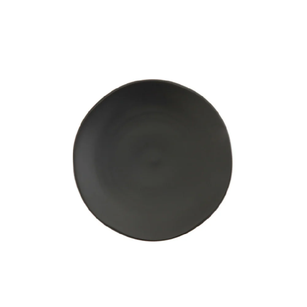 Fortessa STN.8000.6.02 8 Inch Dishwasher Safe Heirloom Salad Plate Ceramic Charcoal