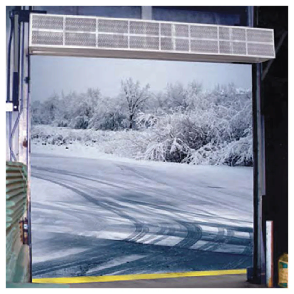 Curtron S-LI-84-2-EH 84 Inch Electric Heated Air Curtain Stainless Steel