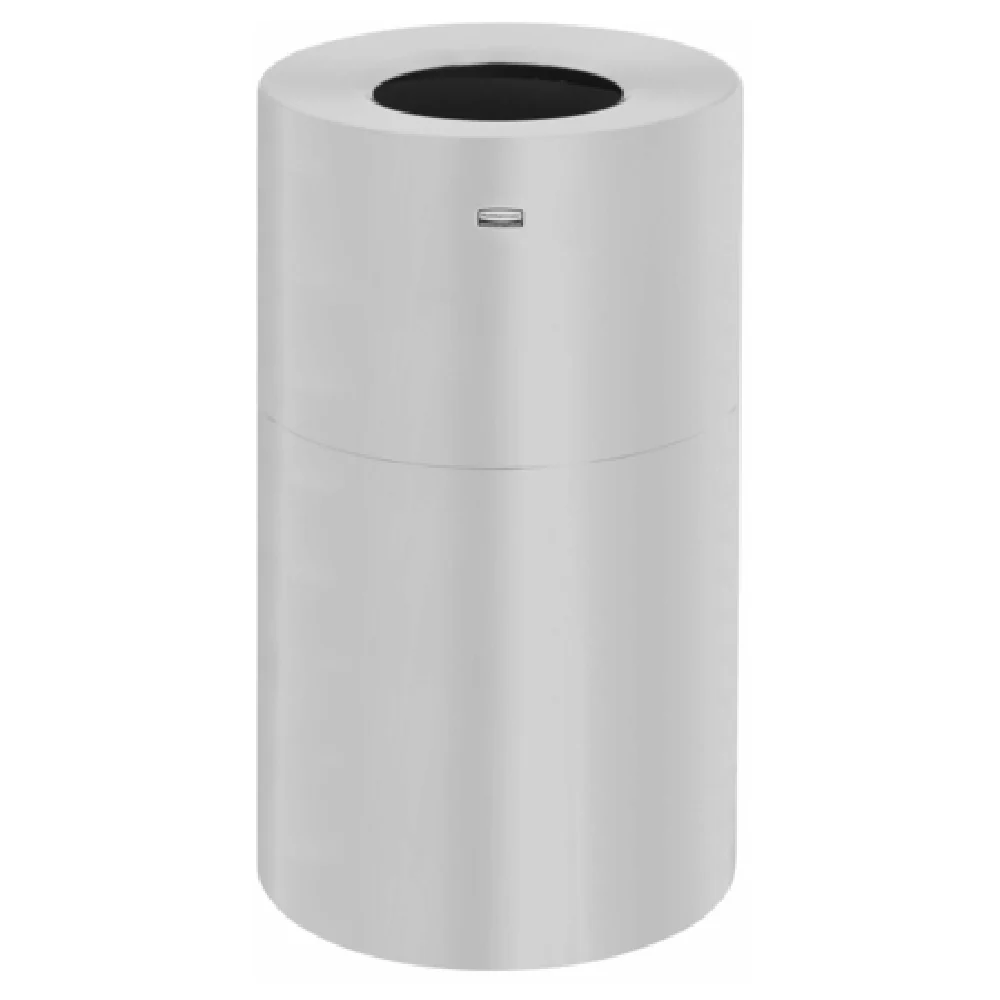 Rubbermaid FGAOT35SA 18 Inch Open Top Aluminum Waste Receptacle 35 Gallon