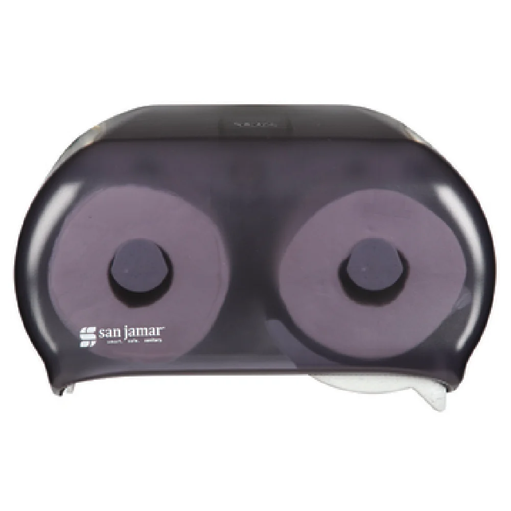 Carlisle R3600TBK 6-3/4 Inch Toilet Tissue Dispenser Impact Resistant Plastic Black Pearl