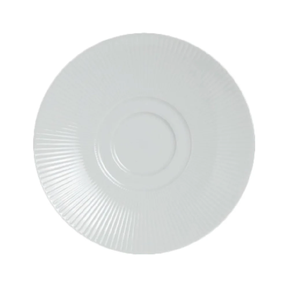 Steelite 6314P1038 5.25 Inch Round Saucer Porcelain Cool Blue-White