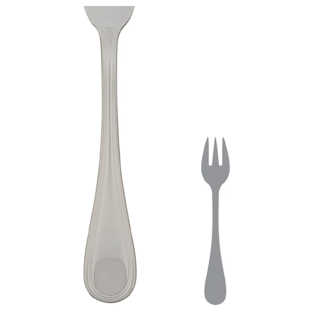 Steelite 5508J025 5-1/2 Inch Oyster Fork with 18/10 Stainless Steel